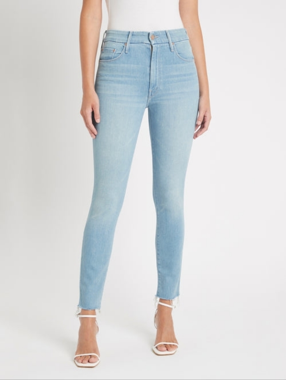 Mother The Looker Ankle Fray Jeans